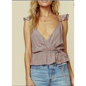 New Blue Life Kaitlyn Top Womens S Magenta Floral